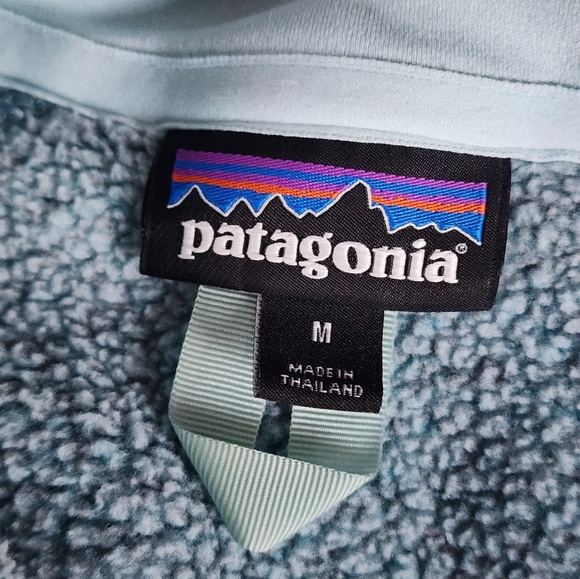 Patagonia Women's Teal Crew Neck Sweater - Picture 3 of 5